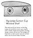 Window Garden Organic Herb Seed Grow Kit for Starting an Herb Garden. Includes the Popular Space Saving Veg Ledge Suction Cup Window Shelf and Mini Greenhouse. Perfect Herb Garden Gift for All Ages.