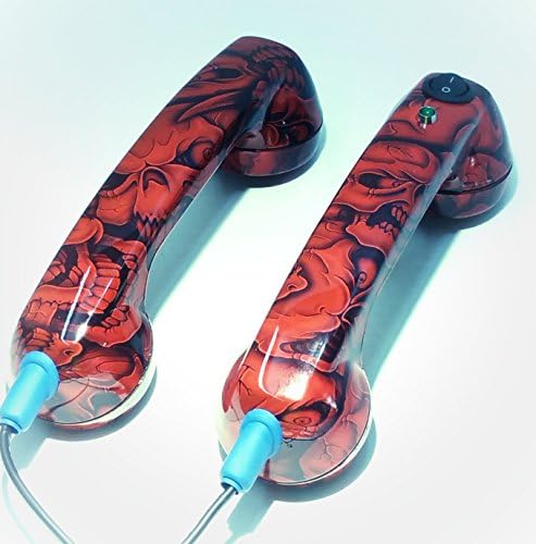 Continuity Test Phones- Red Insanity Skulls