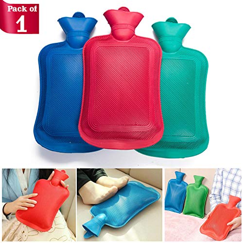 VESZON® Soft Thick Rubber Hot Water Bag Warm Water Bottle for Pain