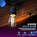 Monond PDTXCLS 48 FT LED Weatherproof Outdoor String Lights by Proxy Lighting - 15 Hanging Sockets - Perfect Patio Bistro Lights - 2 Watt Dimmable LED Bulbs Included