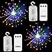 MAYBEST LED String Light, 2Pack Outdoor Hanging Starburst Light, 150 LED Bouquet Lights, Waterproof Fairy Twinkle Lights 8 Modes Dimmable with Remote Control for Garden, Patio Party (Colorful)