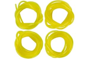 HUZTL Fuel Line Hose Kit 3/32" x 3/16" 1/8" x 3/16" 1/8" x 1/4" .080" x .140" for Poulan Craftman Chainsaw String Trimmer Blower Small Engine Fuel Hose (2 feet each)