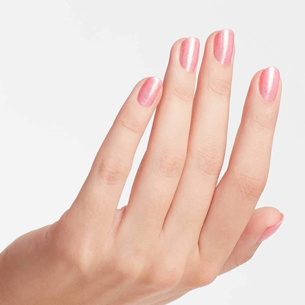 OPI Nail Lacquer Princesses Rule! | Sheer Soft Pink Shimmer Chip Resistant Nail Polish | Vegan, Fast Drying, Streak Free - Image 4