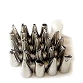 B&Y 24PCS Cake Decorating Tips Kits Supplies, Kootek Professional Stainless Steel DIY Icing Tip Set Tools