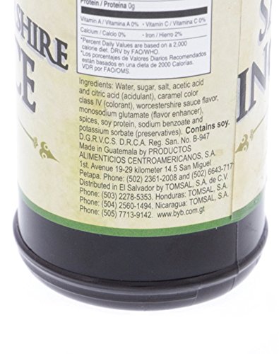 B&B Worcestershire Sauce 5.36oz - Salsa Inglesa (Pack of 1)