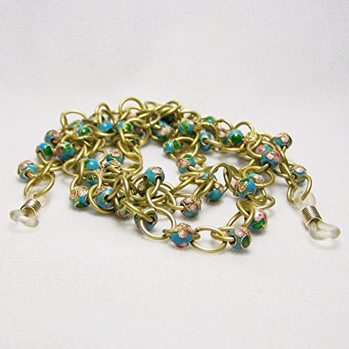 Unique Cloisonne Beaded Eyeglass Chain
