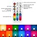 Kamija E26 LED Light Bulb, 10W Dimmable A19 Color Changing light bulb 120 RGB Colors + Soft White(2700K) with Remote Control, Timing and Dual Memory (60W Equivalent)