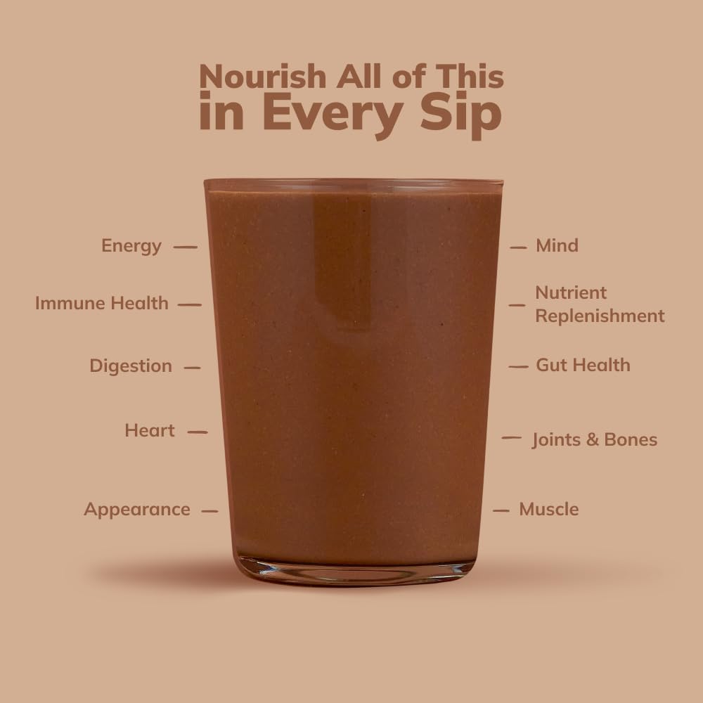 Ka’Chava AllInOne Nutrition Shake Blend, Chocolate, 85+ Superfoods