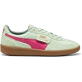 PUMA Mens Palermo Leather Lace Up Sneakers Shoes Casual - White