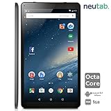 NeuTab 10.1 Inch Octa Core Android 5.1 Lollipop Tablet PC, 1GB RAM 16GB ROM, Bluetooth 4.0 Dual Camera Mini HDMI output, 1 Year US Warranty, FCC Certified