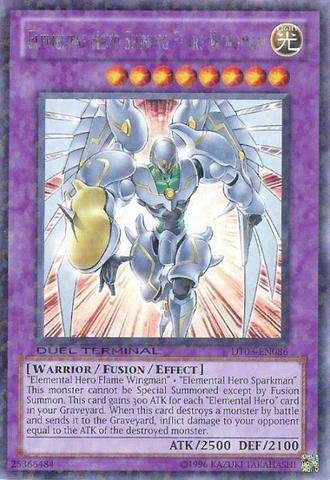 Yu-Gi-Oh! - Elemental Hero Shining Flare Wingman (DT03-EN086) - Duel Terminal 3 - 1st Edition - Rare