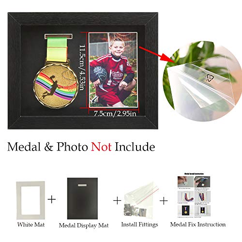 Medal Display Shadow Box Single Medal Display case Perfect Medal
