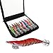 Croch Squid Jig Shrimp Prawn Lures Luminous for Cuttlefish Octopus Fishing 8PCS - 0.5oz