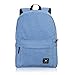 Hynes Eagle Casual Basic Backpack Simple School Bag Blue