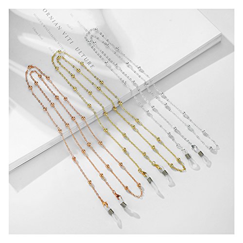 CROISSANT Beaded Glasses Chain Reading Glasses Sunglasses Chain Glasses Retainer Strap For Womens,Safety Glasses Eyeglasses Neck Cord String Lanyard Strapã€Exquisite Gift Packagingã€‘
