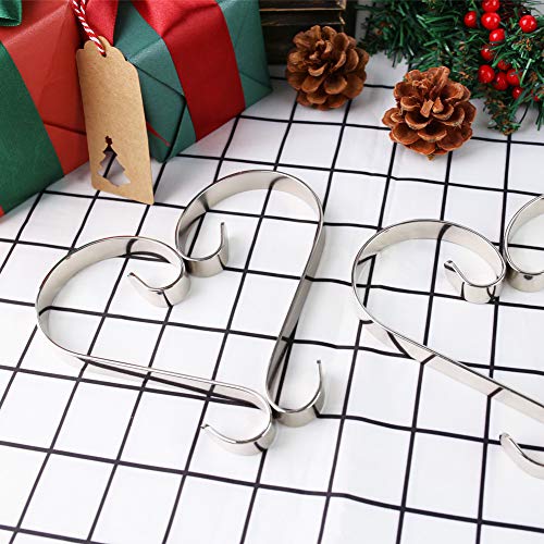 3 otters Christmas Stocking Hanger Set, 4PCS Stocking Holders Christmas Stocking Garland Hooks