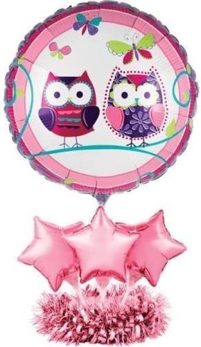 Creative Party Owl Pal Air Filled Balloon Table Centrepiece Decoration