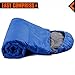 KingCamp Envelope Sleeping Bag 3 Season Lightweight Comfort Portable Great for Adults Kids Camping Backpack Hiking with Compression Sack Extreme Temp Rating 44F