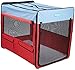 Guardian Gear Collapsible Folding Soft Portable Dog Crate XL for Extra Large Breed Dogs - Red/Blue