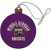 GRAPHICS & MORE Middle Georgia State University Knights Logo Wood Christmas Tree Holiday Ornament