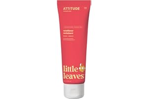 ATTITUDE Hair Conditioner for Kids, Made in Canada, Dermatologically Tested Products, Plant- and Mineral-Based Detangler, Veg