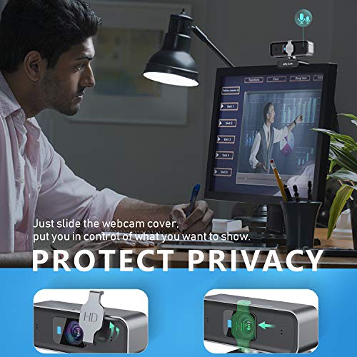 cam with Microphone Jelly Comb Autofocus Full 1080P HD USB 