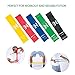 ZELUS Exercise Resistance Loop Bands - Set of 5 – Exercise Workout Bands for Daily Workout, Pilates, Yoga, Rehab & Physical Therapy with Carry Bag
