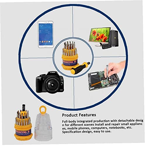 31 in 1 Schraubendreher-set Magnetic-reparatur-werkzeug-set Schraubendreher-bit-satz Für Computer-handy-uhr Laptop… – Bild 7