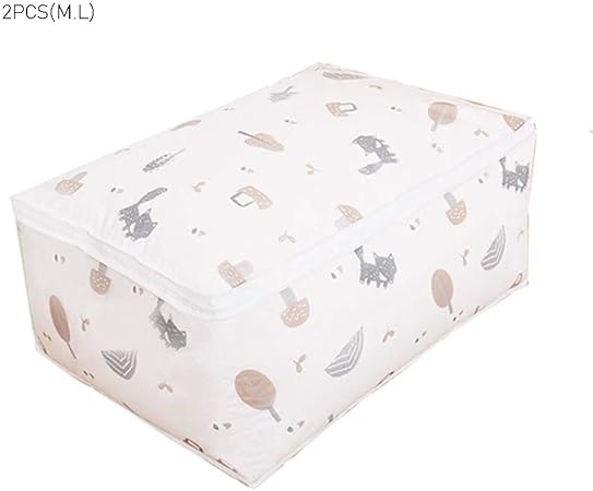 Cama NLIAN- Bolsa De Almacenamiento, Paquete De 2 Bolsas De Ropa Diseño