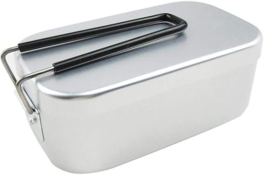 Amazon Co Jp Unitehe キャンプ用ア炊飯 アルミポータブル飯盒 バリ取り不要 登山山飯 ソロキャンプ 野外用食器 飯ごう調理器具弁当箱アウトドア器収納ケース スポーツ アウトドア