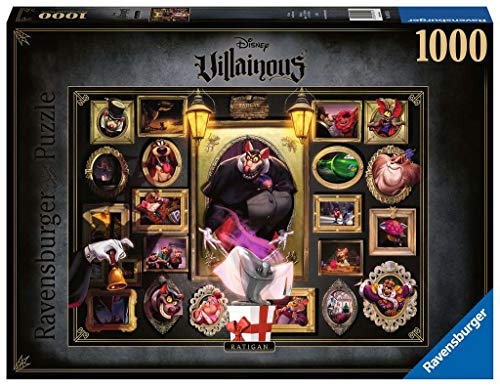 Ravensburger Puzzle 16521 - Ratigan - 1000 Teile Disney Villainous Puzzle für Erwachsene und Kinder ab 14 Jahren