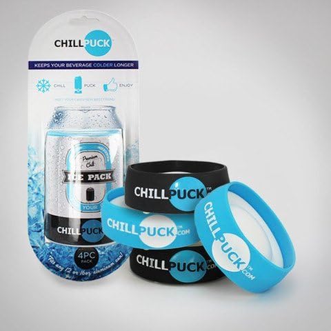 Chill Puck Frozen Coaster Ice Pack (4 Pack)