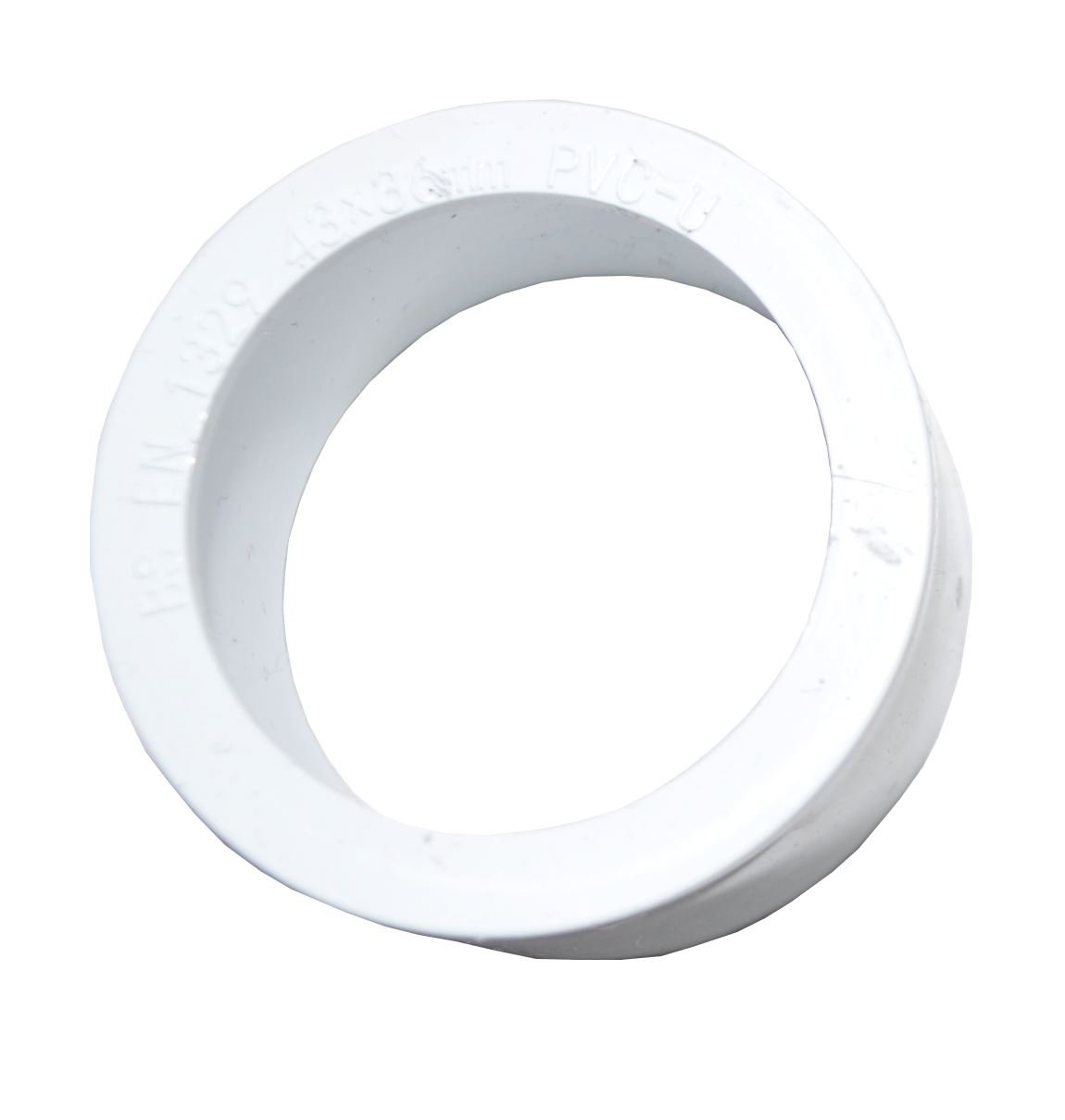 Solvent White 40mm (43mm) x 32mm (36mm) Pipe Reducer - Pack of 2