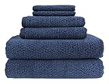 Everplush Diamond Jacquard 6 Pieces Bath Towel