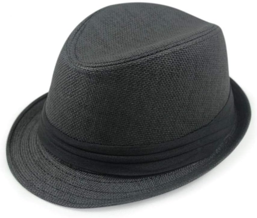 BQMLKF Jazz Hat Women'S Visor Outdoor Jazz Hat Male Hat Sunscreen Straw