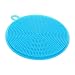 NUOMI Silicone Dish Sponge Washing Brush Scrubber 5 Pack Household Cleaning Sponges, Antibacterial Mildew-Free Brushes