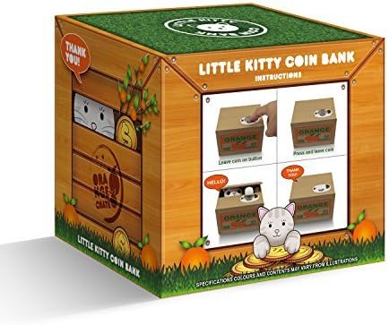 Matney Stealing Coin Cat Box Piggy Bank White Kitty English Speaking Model Toys Gaems Amazon De Spielzeug