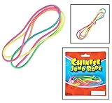 Bright NEON Colors CHINESE JUMP ROPE (12 Pack) 28