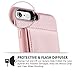 ZVE Case for Apple iPhone 6s and iPhone 6, 4.7 inch, Slim Leather Wallet Case with Credit Card Holder Slot Pocket Protective Case Cover for Apple iPhone 6 / 6s - Rose Gold