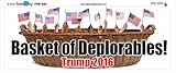 BASKET OF DEPLORABLES Trump 2016 Political Bumper Sticker