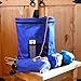 HANDI STITCH Lightweight Knitting Yarn Storage Bag, Tote Organizer, Knitting Bag, Yarn Holder with Pockets/Protect and Store Yarn, Crochet Hooks, Needles and Wool - Knitting Tote Bag Blue