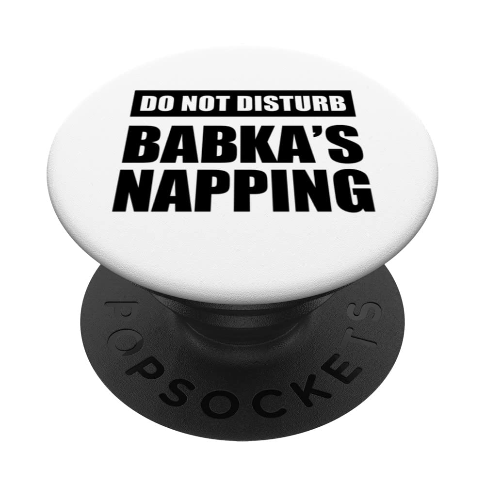 Do Not Disturb Babka's Napping PopSockets Swappable PopGrip