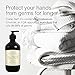Como Bath Co. Alcohol Free Hand Sanitizer Antibacterial Gel with Aloe Vera 16oz