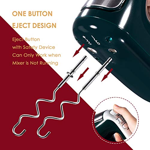 Hand Mixer Electric, REDMOND Handheld Mixer 5Speed Compact with Turbo