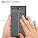 Cocomii Stitch Leather Design Sony Xperia XZ1 Compact Case, Slim Thin Glossy Soft TPU Silicone Rubber Gel Luxury Leather Pattern Fashion Bumper Cover Compatible with Sony Xperia XZ1 Compact (Black)