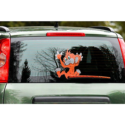 Funny Wipers Rear Window for Car Stickers, Monkey