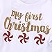 Weixinbuy Newborn Baby Boy Girl Christmas Pattern Bodysuit Romper Jumpsuit Outfits Clothes (80(6-9 Months), My First Christmas Pattern)