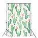 KonPon 5x7ft Cactus Floral Backdrops for Photography Baby Backdrop for Pictures Photo Props Baby Shower Background KP-267