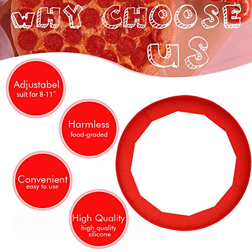 Adjustable Pie Crust Shield Silicone Pie Protectors Adjustable Bake