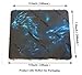 Gaming Mouse Pad - Non-Slip Rubber Base, Smooth Surface for Precise Mouse Control, Ideal for Laptop, Office Use - 9.5 x 7.9 Inch - Blue Dragon